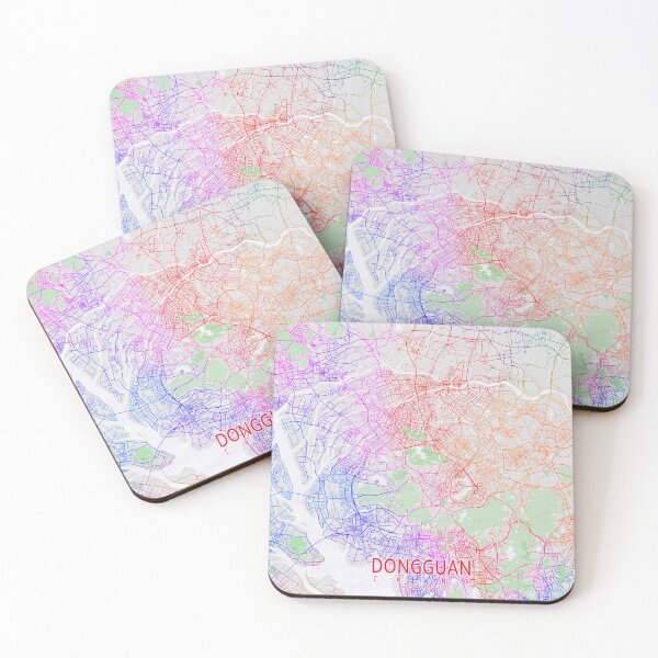 Item preview, Dongguan City Map of Guangdong, China - Colorful designed and sold by deMAP.