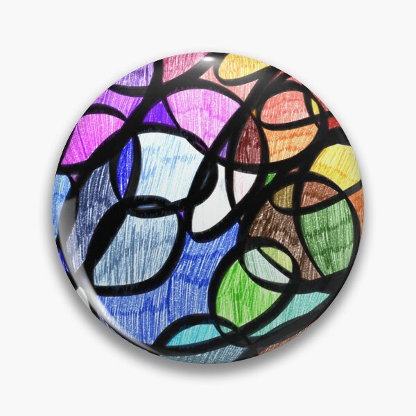 Item preview, Stained Glass Inspired Seasons Colorful Bright Rainbow Colors designed and sold by hopecope.