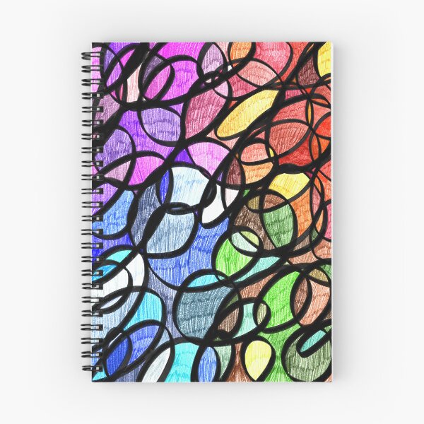 Item preview, Stained Glass Inspired Seasons Colorful Bright Rainbow Colors designed and sold by hopecope.