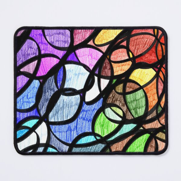 Item preview, Stained Glass Inspired Seasons Colorful Bright Rainbow Colors designed and sold by hopecope.