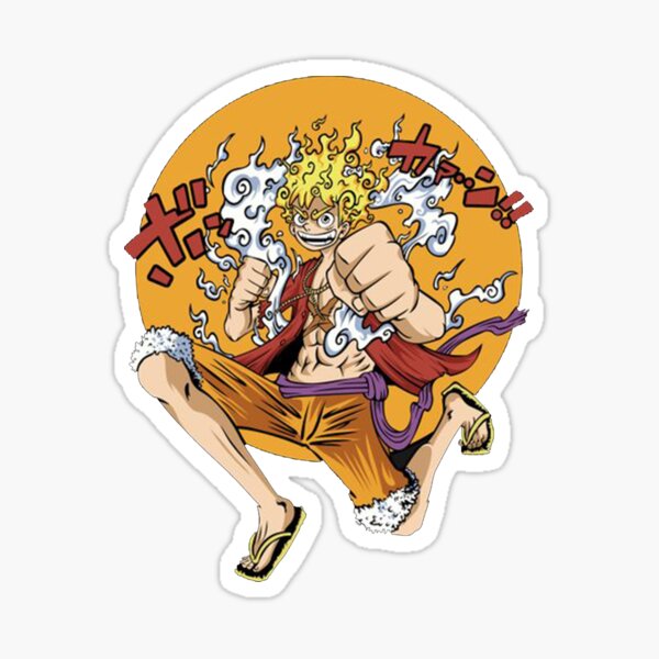 one piece luffy gear 5 Sticker by todorocklee in 2023