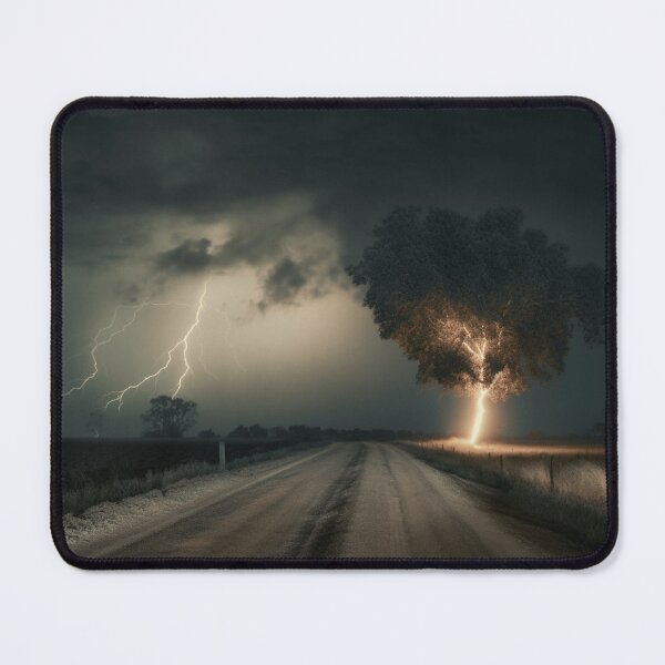 Item preview, Lightning Striking a Tree designed and sold by StudioRedKoala.