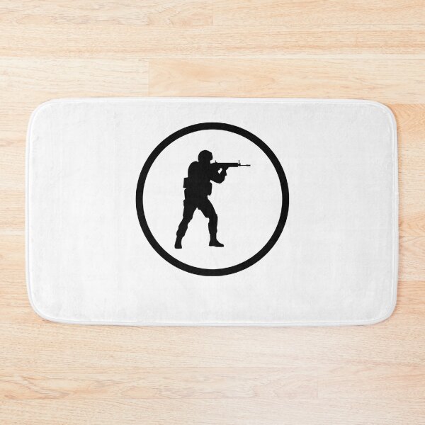 Item preview, Counter Strike Logo - Black designed and sold by ScratchThatSh.