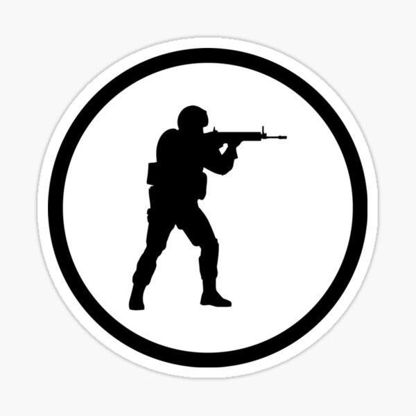 Counter Strike Global Offensive Logo Stickers for Sale