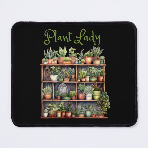 Item preview, Plant Lady, Urban jungle, Potted plants, Watercolors designed and sold by Katarzyna Dembek.