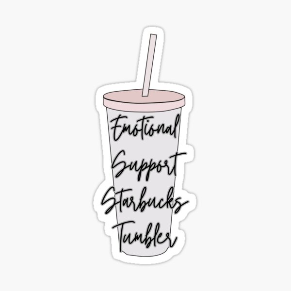 Yung Blood STICKER Starbucks Cup Tumbler, Handmade, Be Fookin Happy, Gift