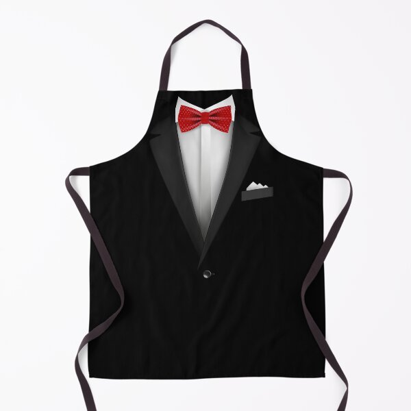 Vista previa del artículo con la obra «Diseño Esmoquin con Pajarita Roja Para Bodas Y Ocasiones Especiales», diseñado y vendido por suvil.