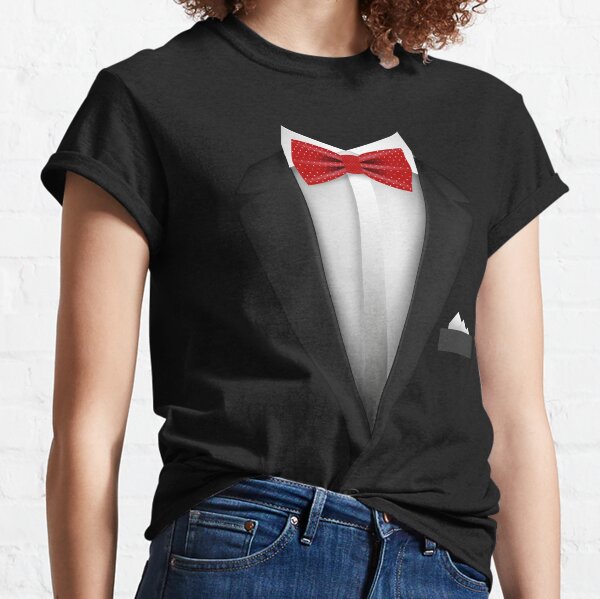 suspenders bow tie suit tuxedo gift' Unisex Baseball T-Shirt
