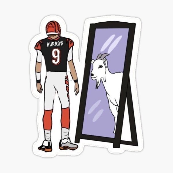 Joe Burrow Cincinnati Bengals STICKER - Joe Cool NFL Joey B Cincy AFC