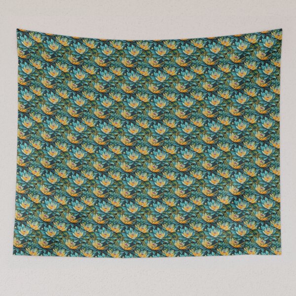 Item preview, Tranquil Lotus Blossoms Pattern designed and sold by BuyByButterfly.