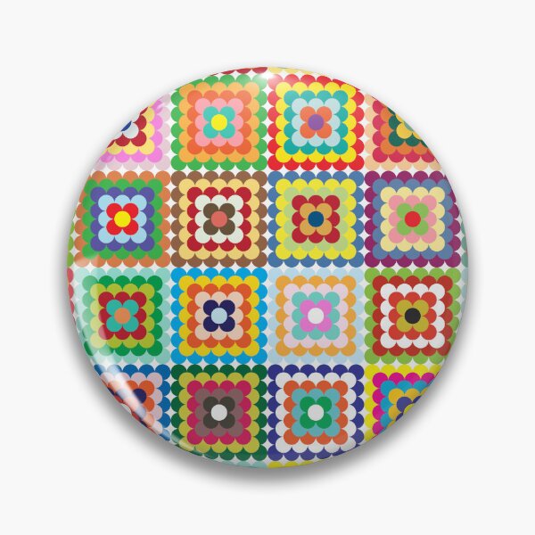 Item preview, Circle Granny Square Pattern designed and sold by JenTrinhArt.