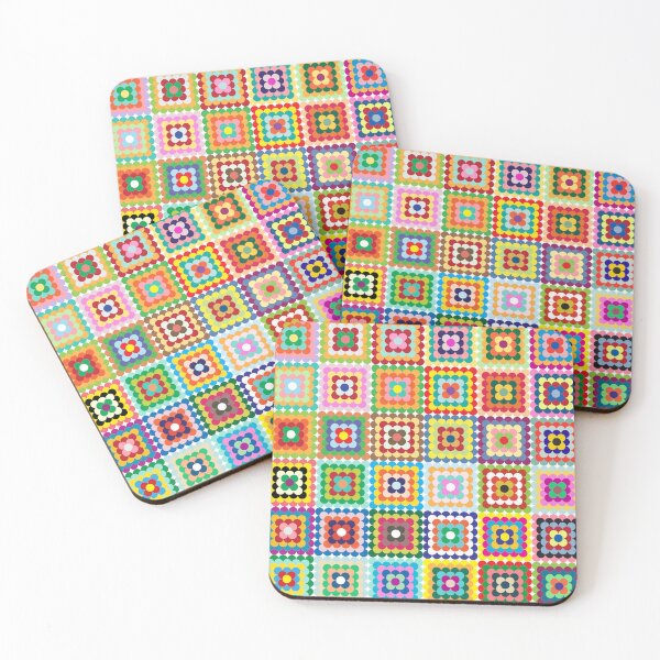 Item preview, Circle Granny Square Pattern designed and sold by JenTrinhArt.