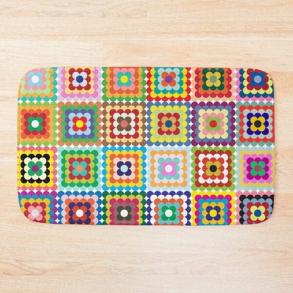 Item preview, Circle Granny Square Pattern designed and sold by JenTrinhArt.