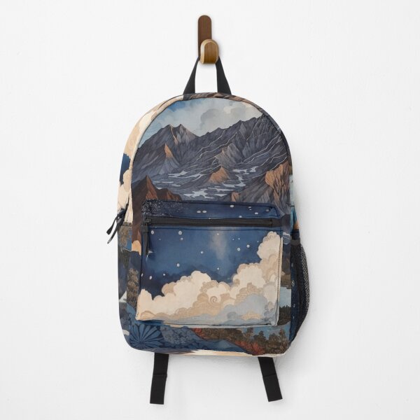 Item preview, Enchanted Skies: Illustrating the Majestic Mountain and Starlit Night designed and sold by Ngea.