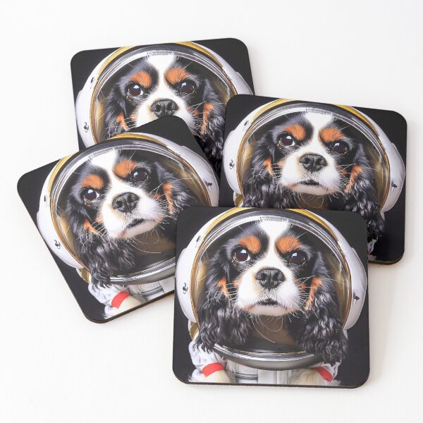 Artikelvorschau, King Charles Cavalier Spaniel-Astronaut entworfen und verkauft von FunnehGacha.
