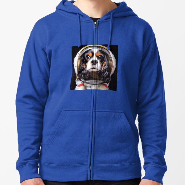 Vista previa del artículo con la obra «Rey Carlos Cavalier Spaniel Astronauta», diseñado y vendido por FunnehGacha.