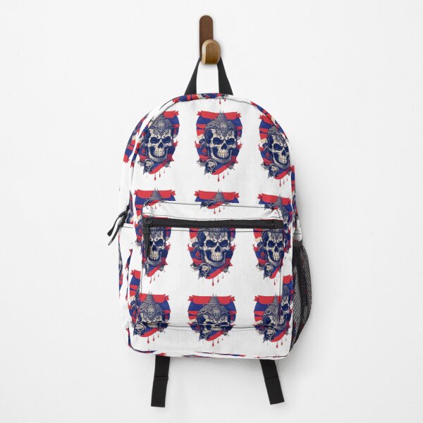 Item preview, Skull with Thailand Flag Pattern designed and sold by Rrrmin.
