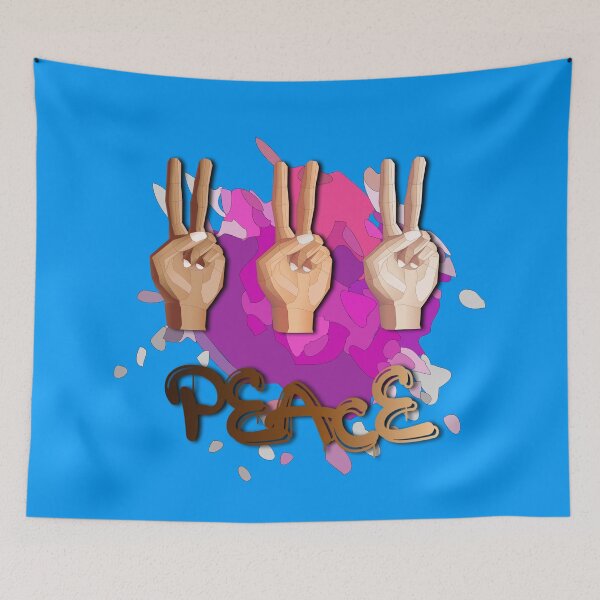 Item preview, Peace Splash (Purple/Pink) designed and sold by HaNoFri.