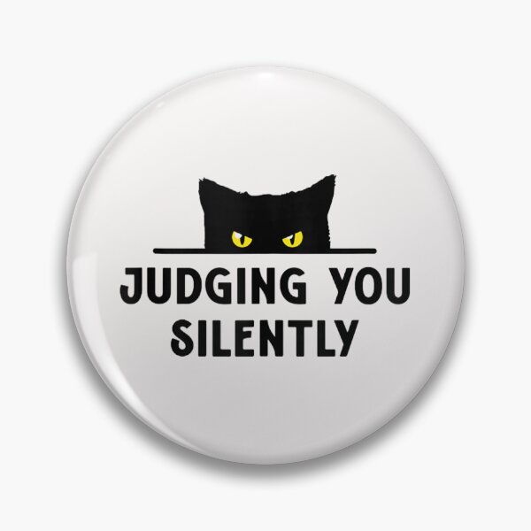 Item preview, Funny Black Cat Judging You Silently Animal Pet Lover Tee   designed and sold by GayleManley.