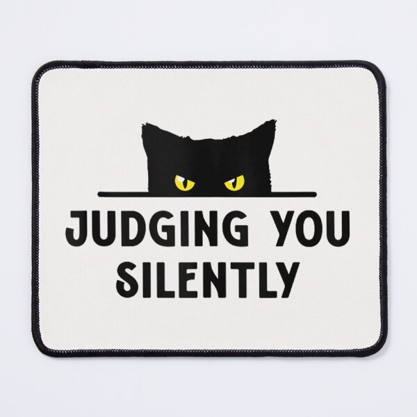Item preview, Funny Black Cat Judging You Silently Animal Pet Lover Tee   designed and sold by GayleManley.
