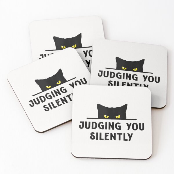 Item preview, Funny Black Cat Judging You Silently Animal Pet Lover Tee   designed and sold by GayleManley.