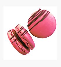 Pink Macarons Photographic Print