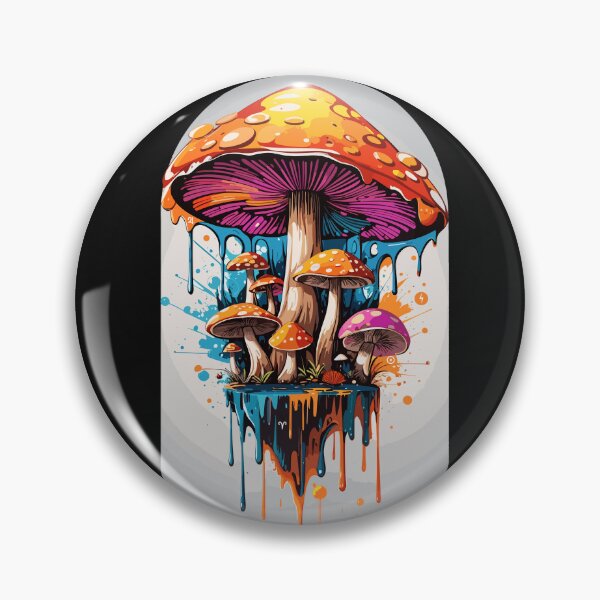 Item preview, Colorful mushrooms designed and sold by Zeus-Prime.