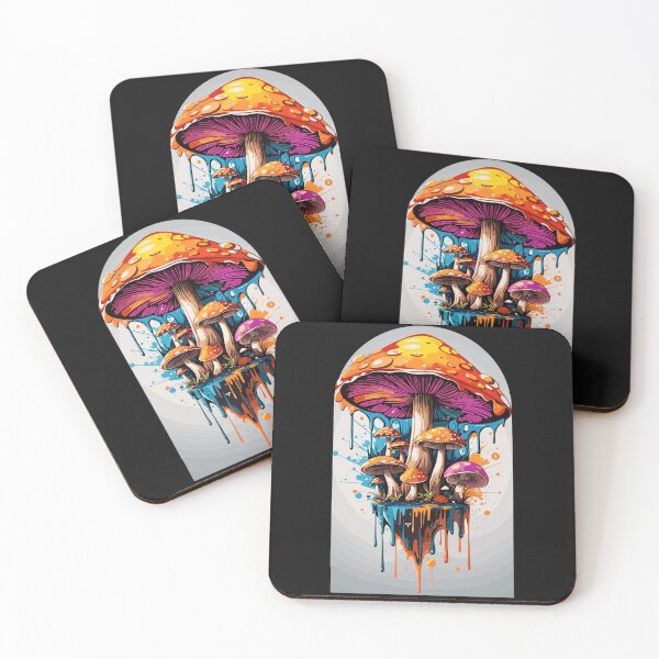 Item preview, Colorful mushrooms designed and sold by Zeus-Prime.