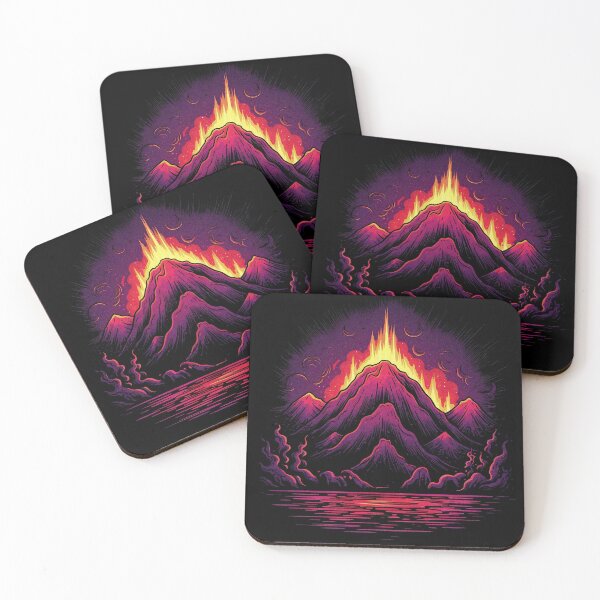 Item preview, Psychedelic Volcano Dreams: Fiery Canvas Unleashed designed and sold by PsyCloth.