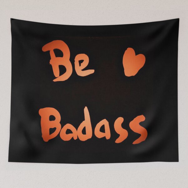Item preview, Be Badass Orange designed and sold by craftsbydaphy.