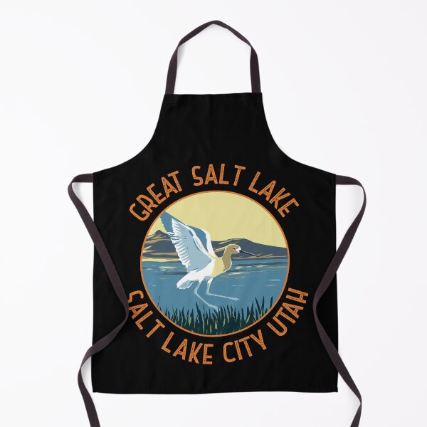 Item preview, Great Salt Lake American Avocet Retro Distressed Circle designed and sold by KrisSidDesigns.
