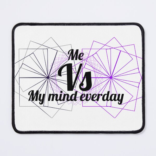 Item preview, me vs my mind everday designed and sold by insof.