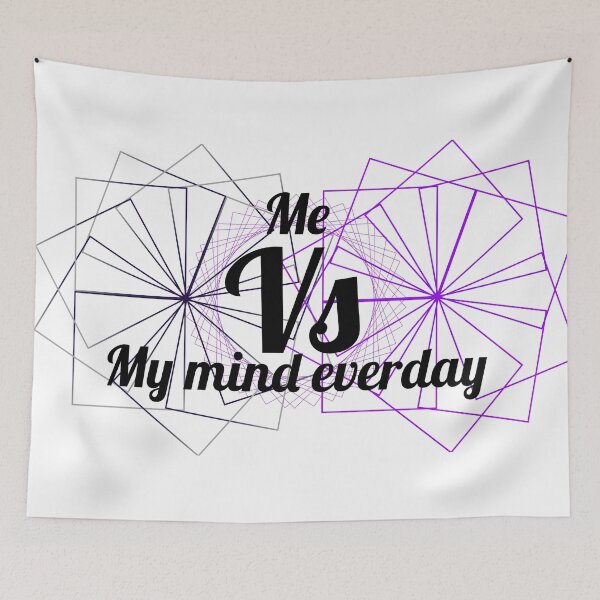 Item preview, me vs my mind everday designed and sold by insof.