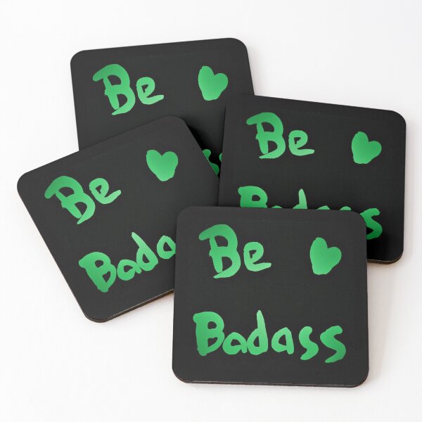 Item preview, Be Badass Green designed and sold by craftsbydaphy.