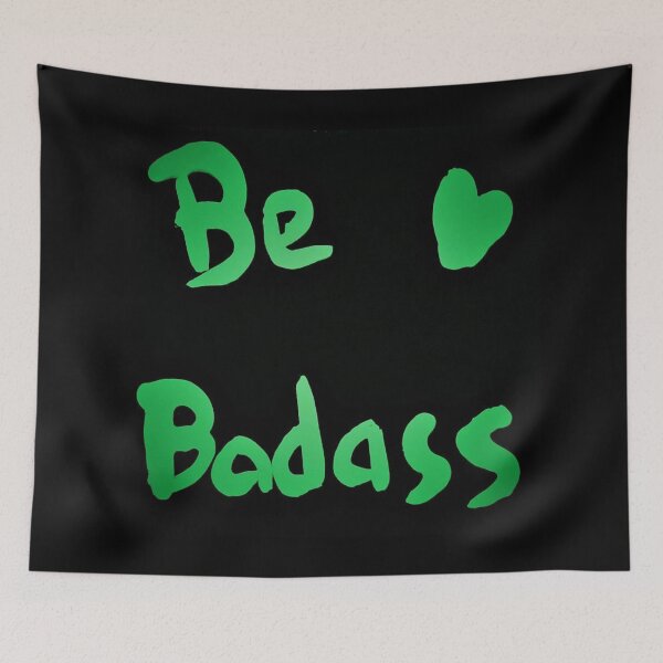 Item preview, Be Badass Green designed and sold by craftsbydaphy.