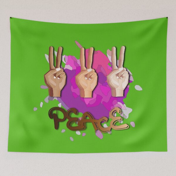 Item preview, Peace Splash (Purple/Pink) designed and sold by HaNoFri.