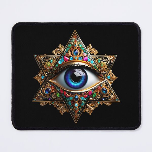 Item preview, Baroque Evil Eye Hexagram designed and sold by Tau Tia L Douglass.