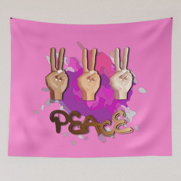 Item preview, Peace Splash (Purple/Pink) designed and sold by HaNoFri.