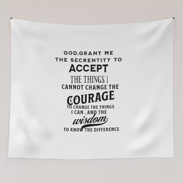 Item preview, Serenity Prayer Hand Lettered classic  T-Shirt designed and sold by sangram9337.