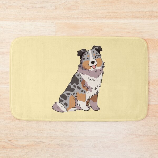 Item preview, Cute Blue Merle Australian Shepherd Dog designed and sold by Yaragold.