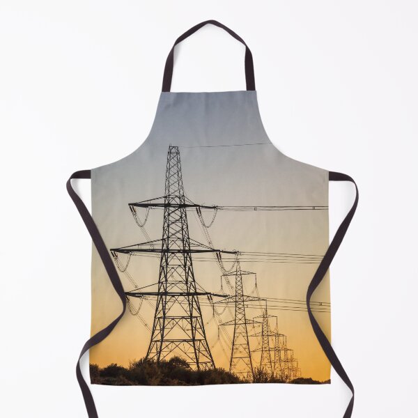 Item preview, Electricity Pylons at Sunset designed and sold by heidipics.