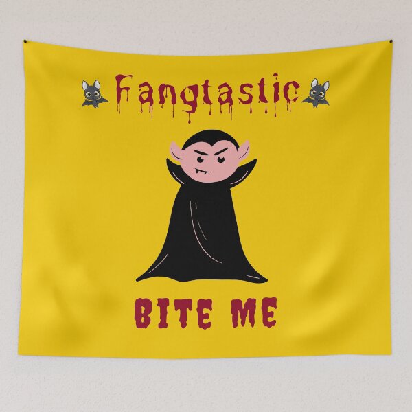 Item preview, Fangtastic: Bite Me Vampire Art designed and sold by LynZorArts.