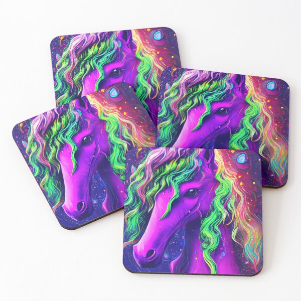 Item preview, holo graphic unicorn wars  multi color hare mobile case  designed and sold by fowzi shokri.