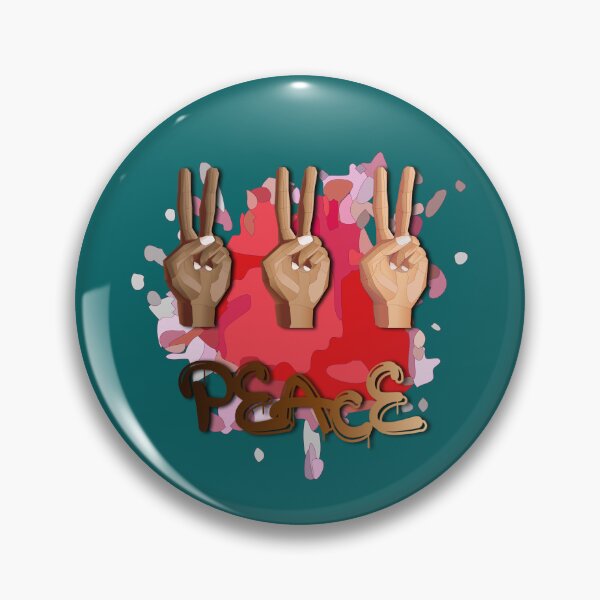 Item preview, Peace Splash (Red/Pink) designed and sold by HaNoFri.