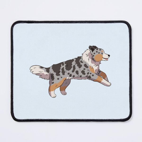 Item preview, Cute Blue Merle Australian Shepherd Dog designed and sold by Yaragold.