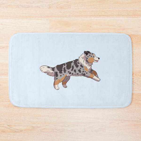 Item preview, Cute Blue Merle Australian Shepherd Dog designed and sold by Yaragold.
