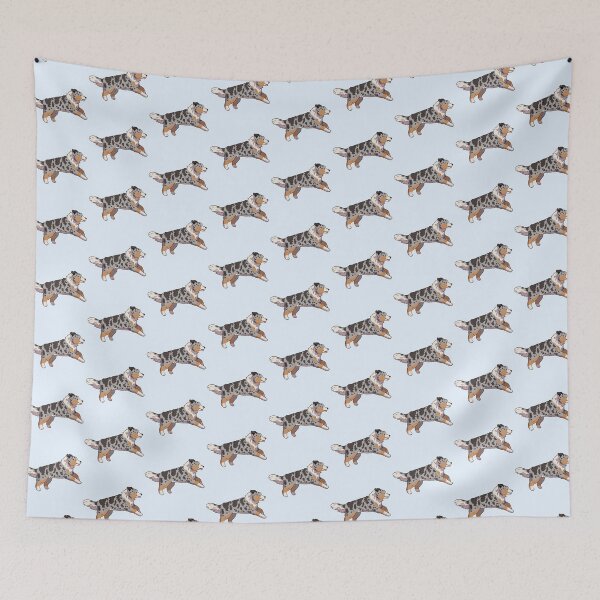 Item preview, Cute Blue Merle Australian Shepherd Dog designed and sold by Yaragold.