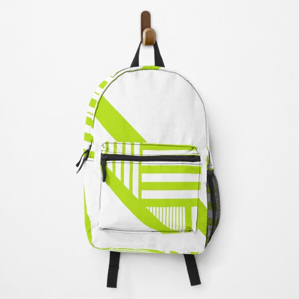 Item preview, Triangle Stripes in Lime Green and White designed and sold by LAEC-Shop.