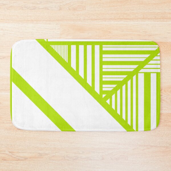 Item preview, Triangle Stripes in Lime Green and White designed and sold by LAEC-Shop.