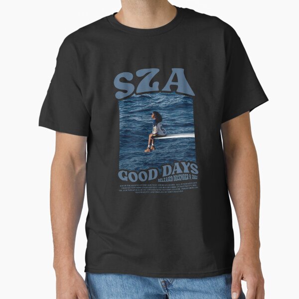 Aperçu de l'œuvre Vintage SZA - T-shirt graphique Good Days Poster créée et vendue par CaslanChivas.